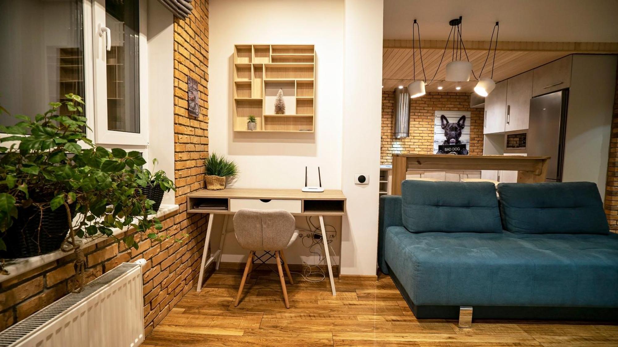 Loft Apartment Near Smart Plaza Polytech 基輔 外观 照片