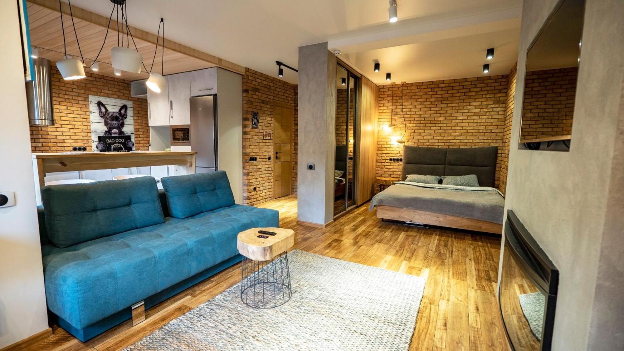 Loft Apartment Near Smart Plaza Polytech 基輔 外观 照片